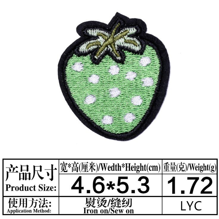 新入荷10枚入りフルーツ刺繍ワッペン アイロン接着/縫い付け - Sewing Id のレビューと価格