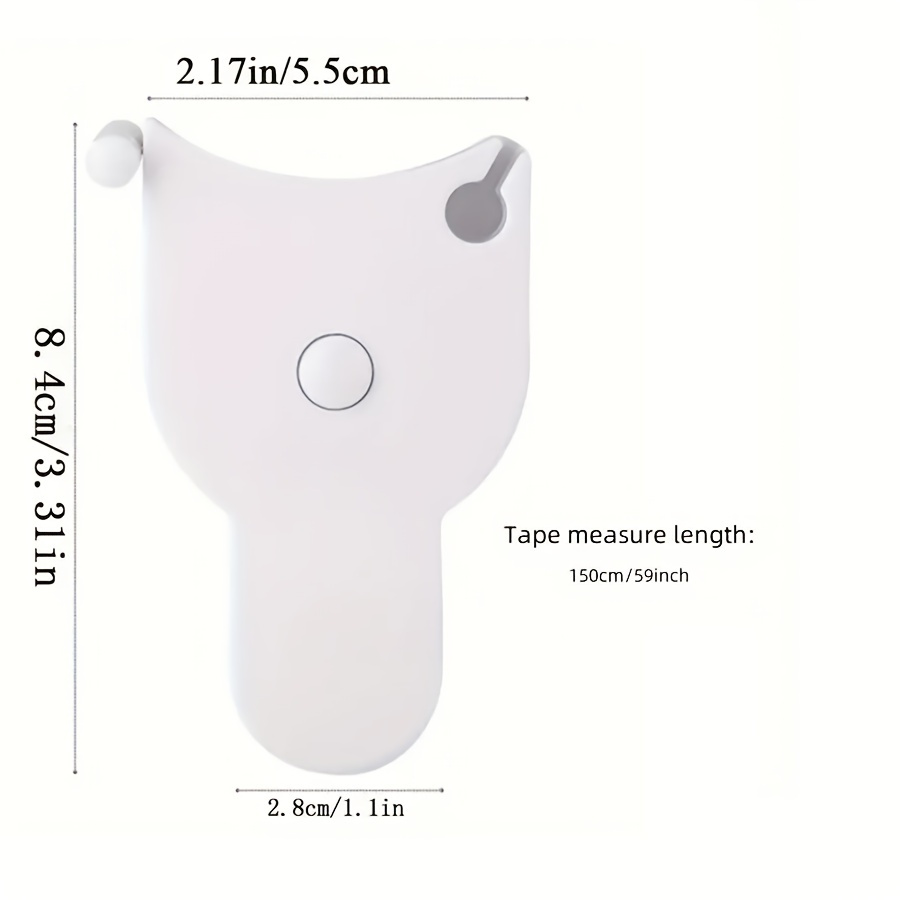 自動伸縮式テープメジャー、身体測定テープ、裁縫用定規、センチ - Sewing Gauge Ruler のレビューと価格