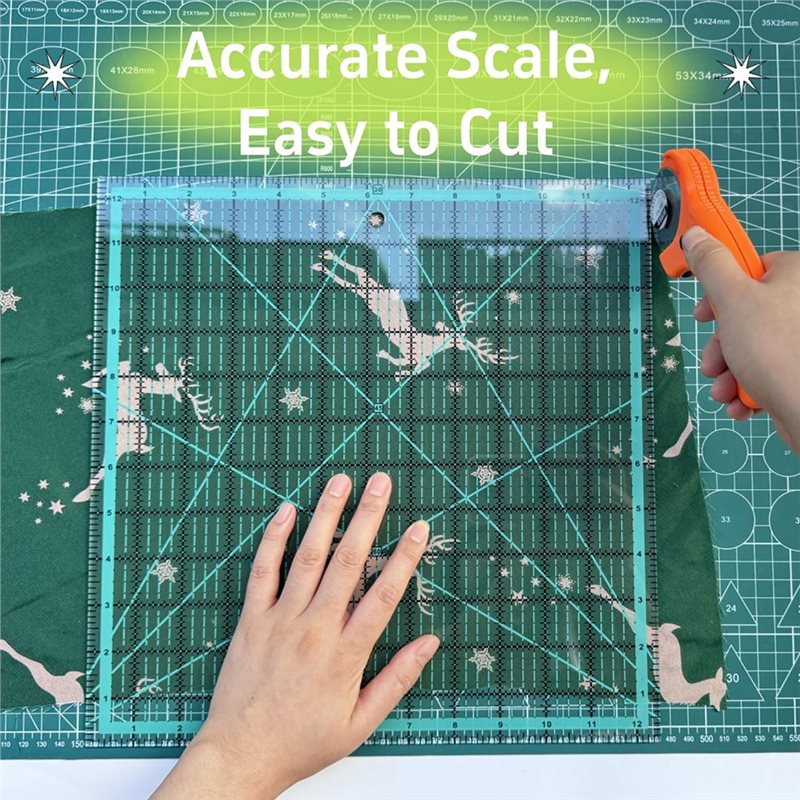 A25F-ブルー 7ピース襟用定規、DIY正方形キルティング - Quilting Ruler Square のレビューと価格