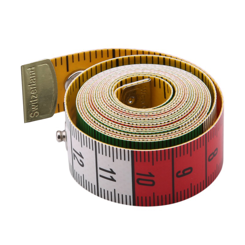 1.5 メートルソフトテープメジャー仕立て屋のテープスナップ - Sewing Gauge Ruler のレビューと価格