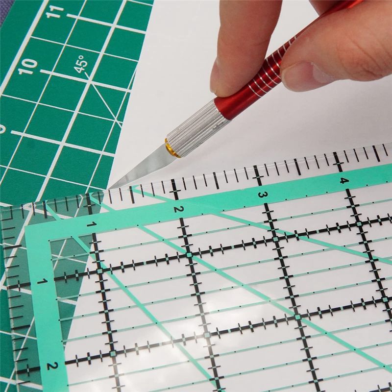 J1UL1N 4 個の正方形キルティング定規 (12.5/9 - Quilting Ruler Square のレビューと価格