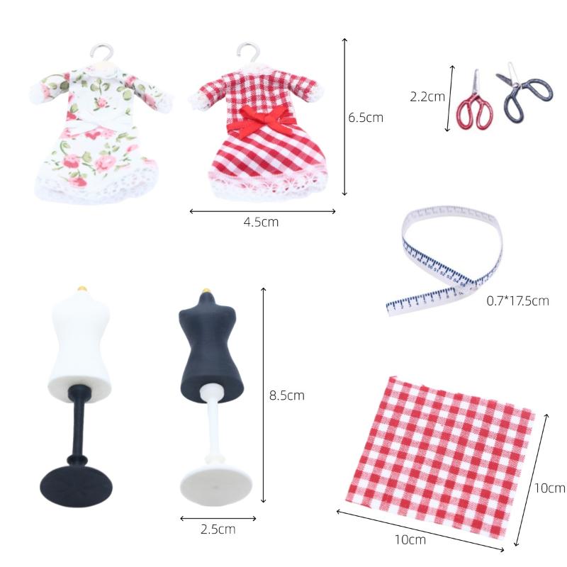 ホットセール-1セット 1/12スケール ドールハウス ミニ - Dress Form Mannequin のレビューと価格