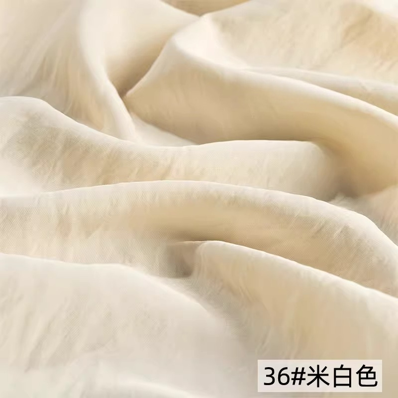 サンドウォッシュ加工のキュプロ生地（メートル単位販売）リサイ - Sewing Recycling のレビューと価格