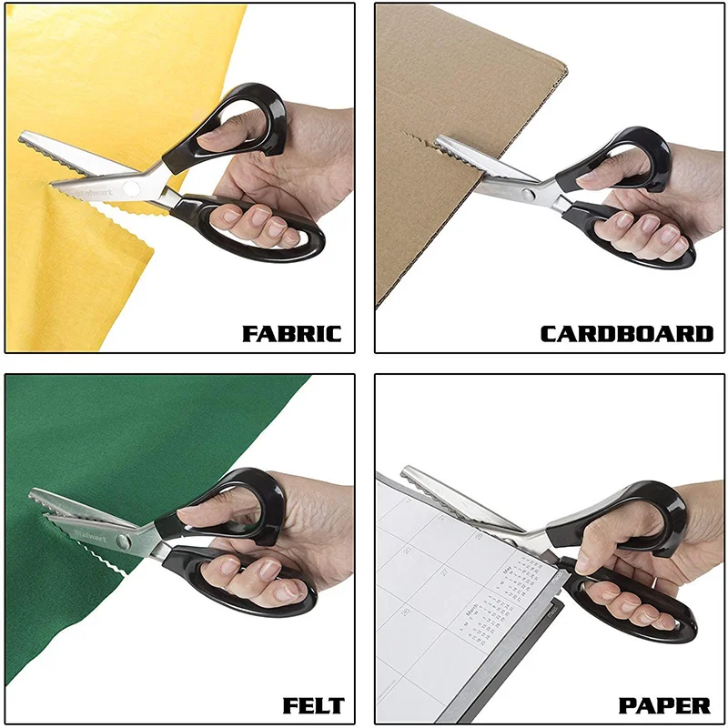 ステンレス鋼の縫製はさみ,シャーリングはさみ,鋸歯状の刃,レ - Pinking Shear Blade のレビューと価格