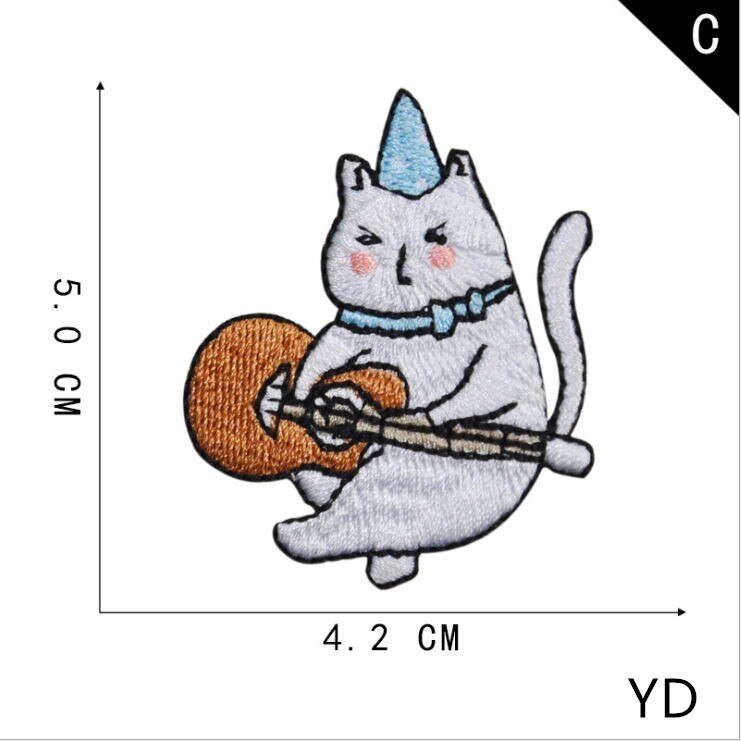 新入荷 10枚 動物刺繍ワッペン アイロン接着/縫い付け ジ - Sewing Id のレビューと価格