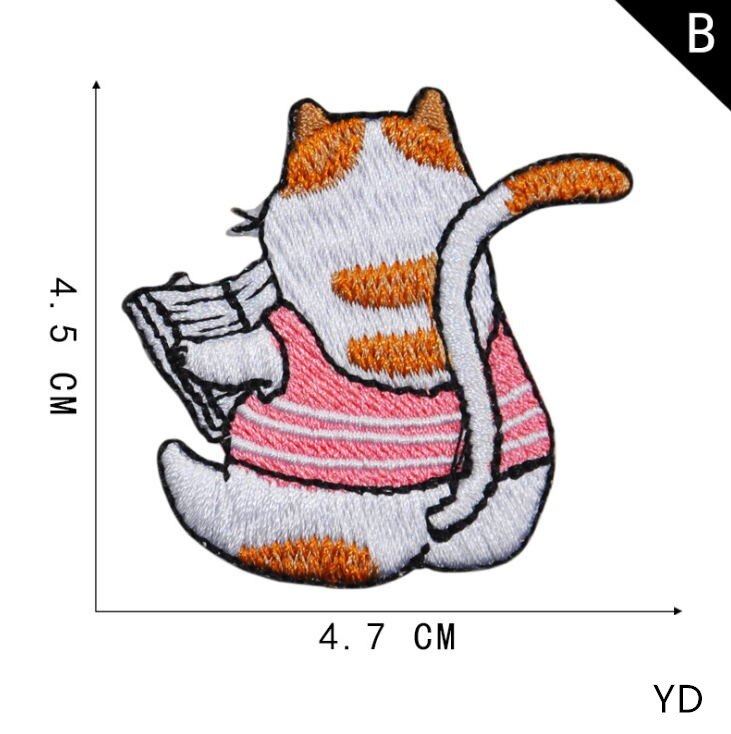 新入荷 10枚 動物刺繍ワッペン アイロン接着/縫い付け ジ - Sewing Id のレビューと価格