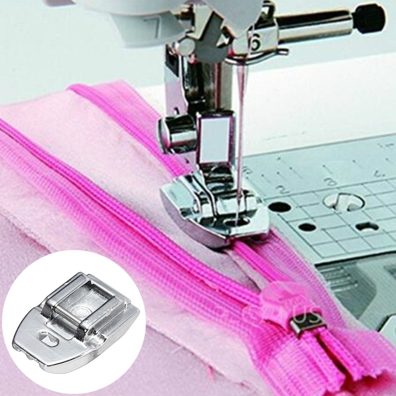 1PC 目に見えない隠しジッパー押え足交換用ブラザーシンガー - Zipper Foot Presser のレビューと価格
