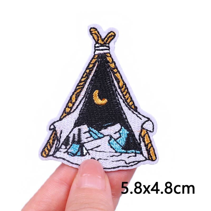 屋外アイアンで衣類用パッチキャンプ刺繍衣料用パッチ熱接着パッ - Velcro Sew On のレビューと価格