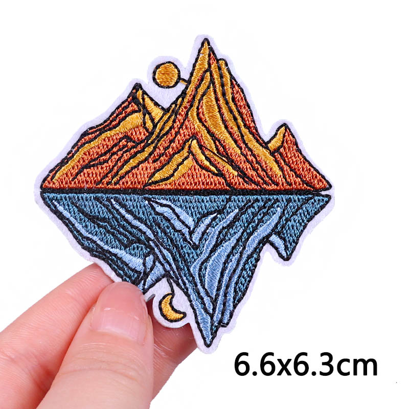 屋外アイアンで衣類用パッチキャンプ刺繍衣料用パッチ熱接着パッ - Velcro Sew On のレビューと価格