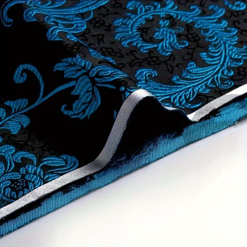 3Dブルーフェニックステールブロケード生地 — 衣類、DIY - Sewing Cloth のレビューと価格