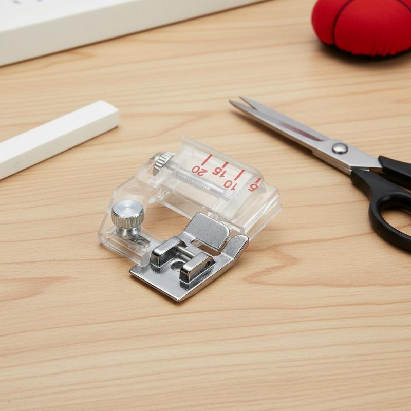 調整可能なバイアステープバインディングフットスナッププレッサ - Sewing Machine For Textile のレビューと価格