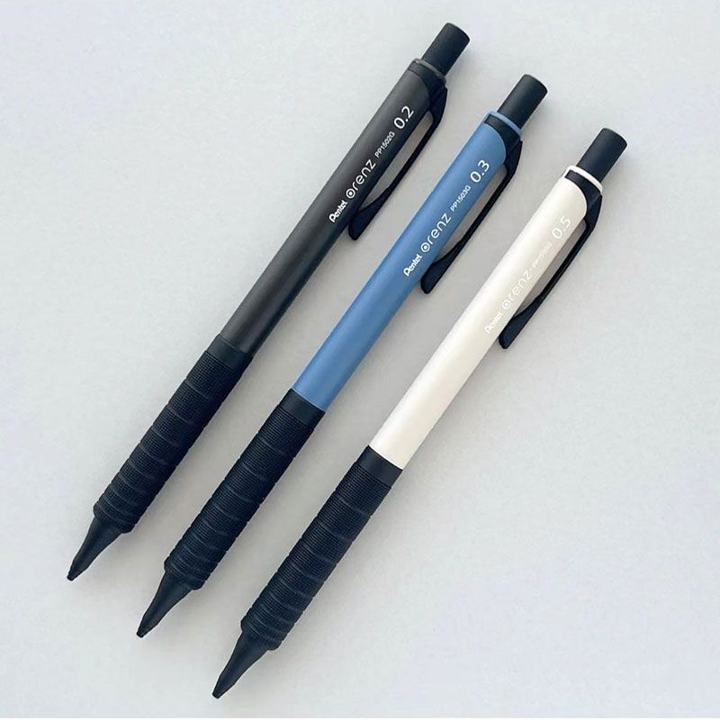 ペンテルベンツプロベリングペンシル、0.2 0.3 0.5m - Pentel Pen Energel のレビューと価格